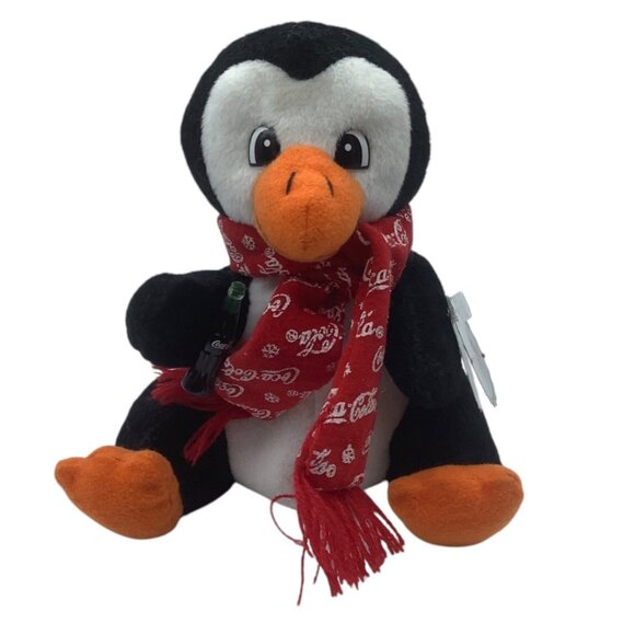 Coca-Cola Penguin Plush With Scarf – 9-Inch Soft Stuffed Animal, Christmas Gift For Kids & Collectors - View #9